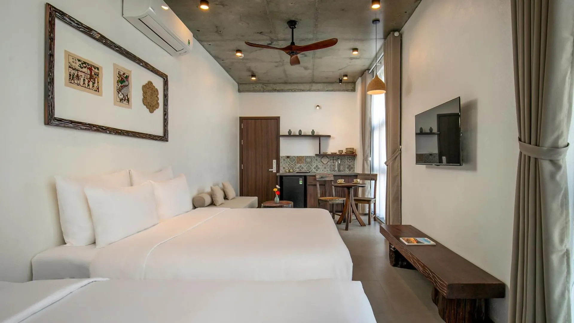 Δωμάτια σε οικογενειακή κατοικία Eco & Rustic Home Hoian Χόι Αν